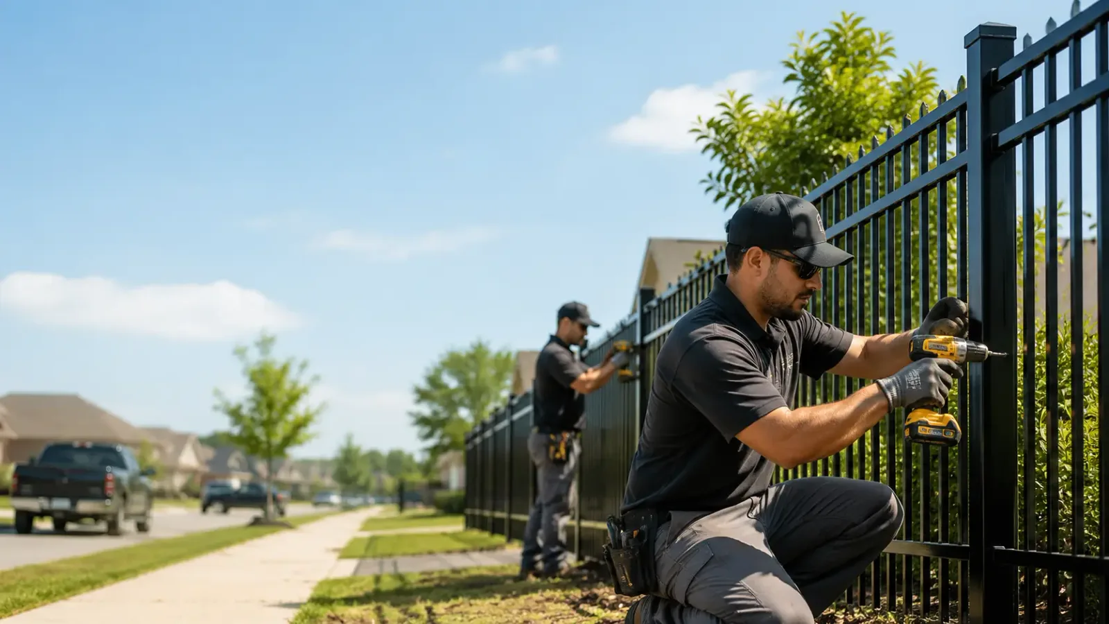 Metal Fence Installation in Boston, VA